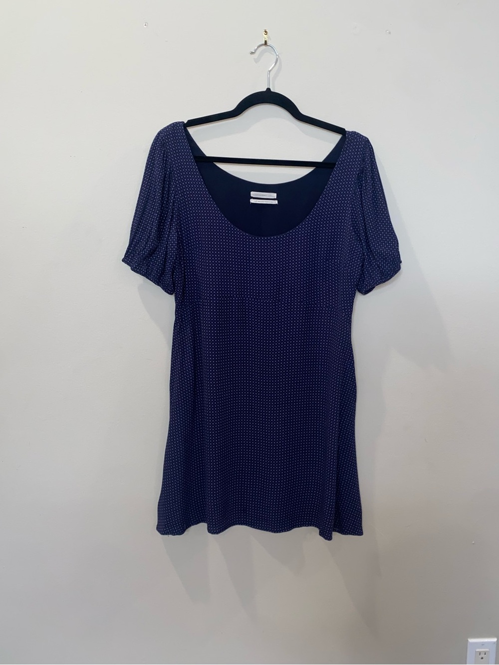 Urban Outfitters Black & Purple Mini Dress with Puff Sleeves - Whimsigoth, Party